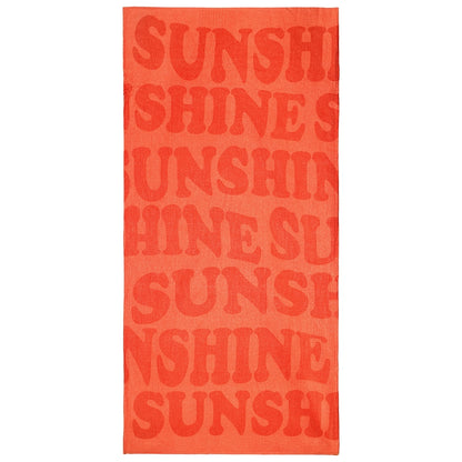 Eklips Sunshine Orange Beach Towel