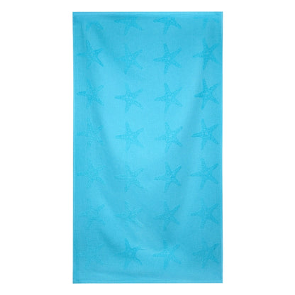 Eklips Starfish Beach Towel Light Blue