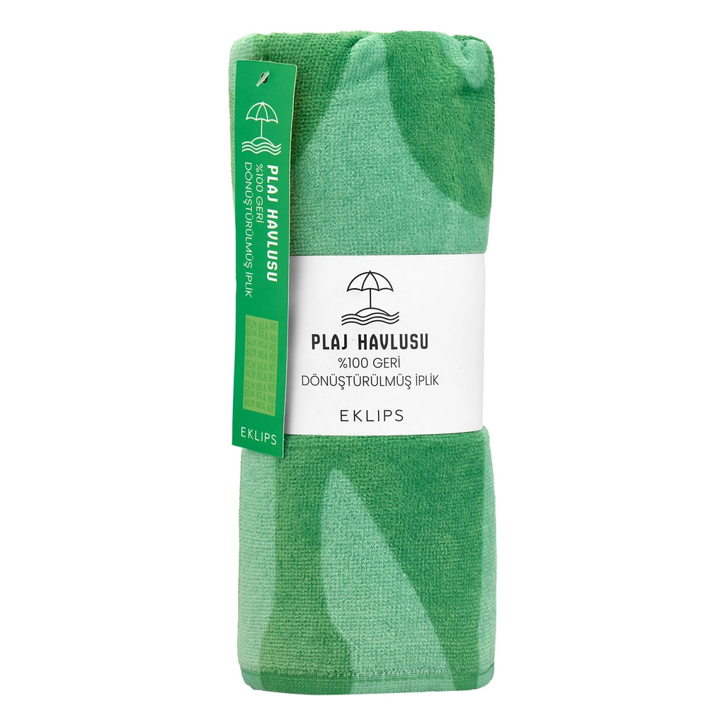 Eklips Sun Sea Me Beach Towel Green