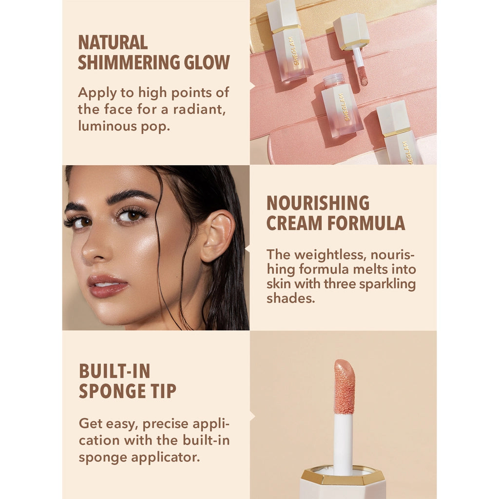 Sheglam Glow Bloom Liquid Illuminator 01 Vanilla Frost