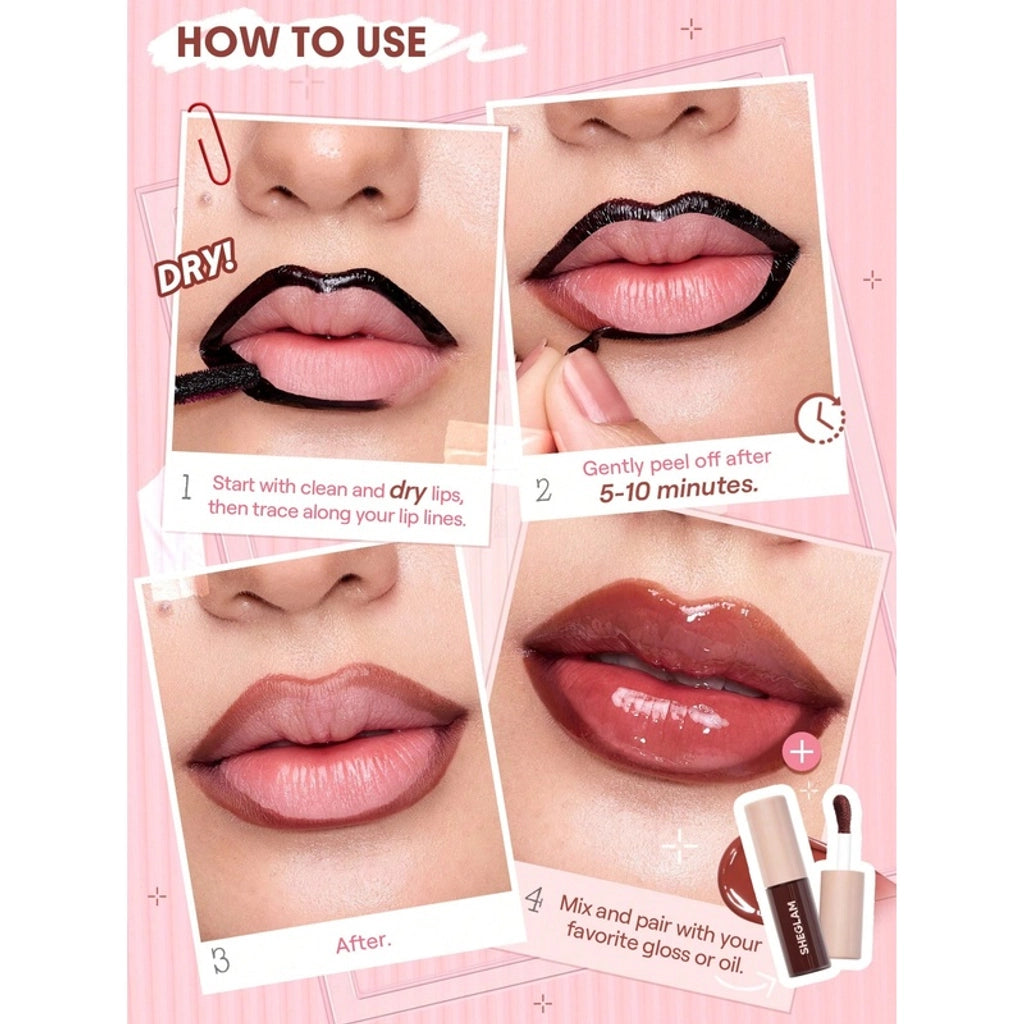 Sheglam Fall In Line Stain Lip Gloss 010 Mauvelous