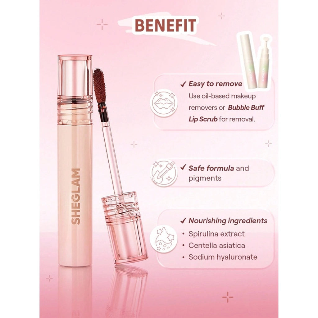 Sheglam Fall In Line Stain Lip Gloss 010 Mauvelous