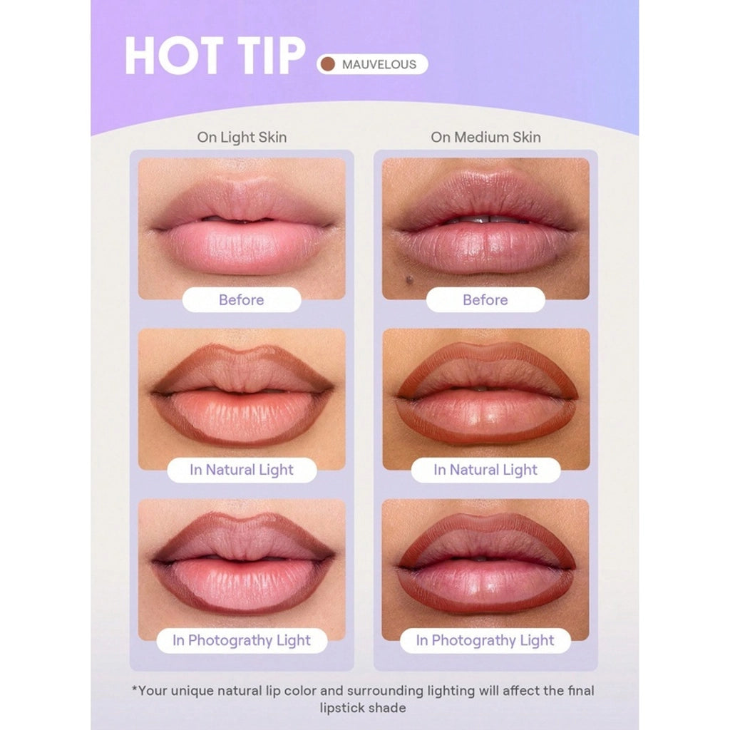 Sheglam Fall In Line Stain Lip Gloss 010 Mauvelous