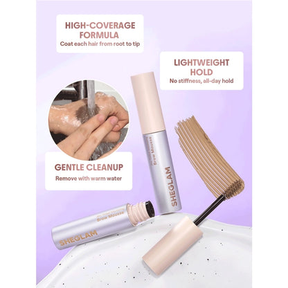Sheglam Airy Tinted Volumizing Brow Mousse Eyebrow Mascara 09 Espresso