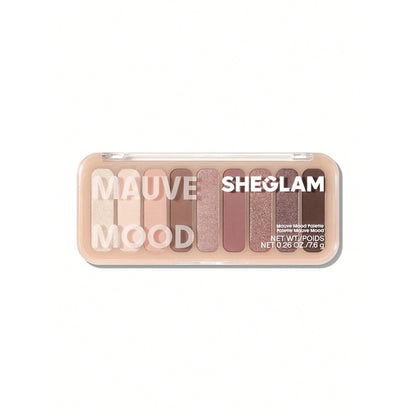 Sheglam 9-Piece Eyeshadow Palette Mauve Mood Essence Nude