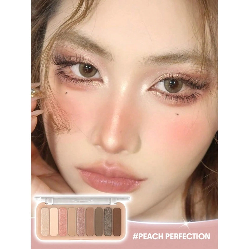 Sheglam 9-Piece Eyeshadow Palette Peach Perfection Essence Pink
