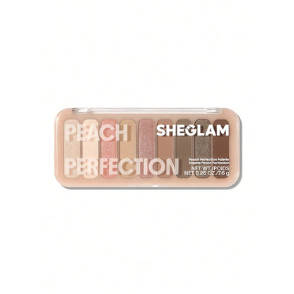 Sheglam 9-Piece Eyeshadow Palette Peach Perfection Essence Pink