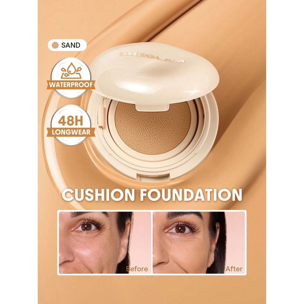 Sheglam Lock &amp; Go Cushion Foundation Sand