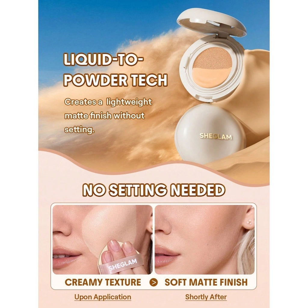 Sheglam Lock &amp; Go Cushion Foundation Sand