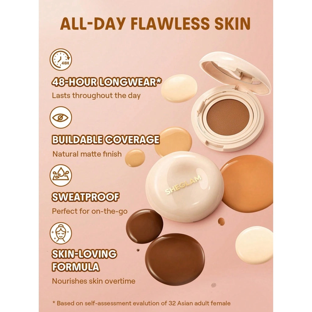 Sheglam Lock &amp; Go Cushion Foundation Sand