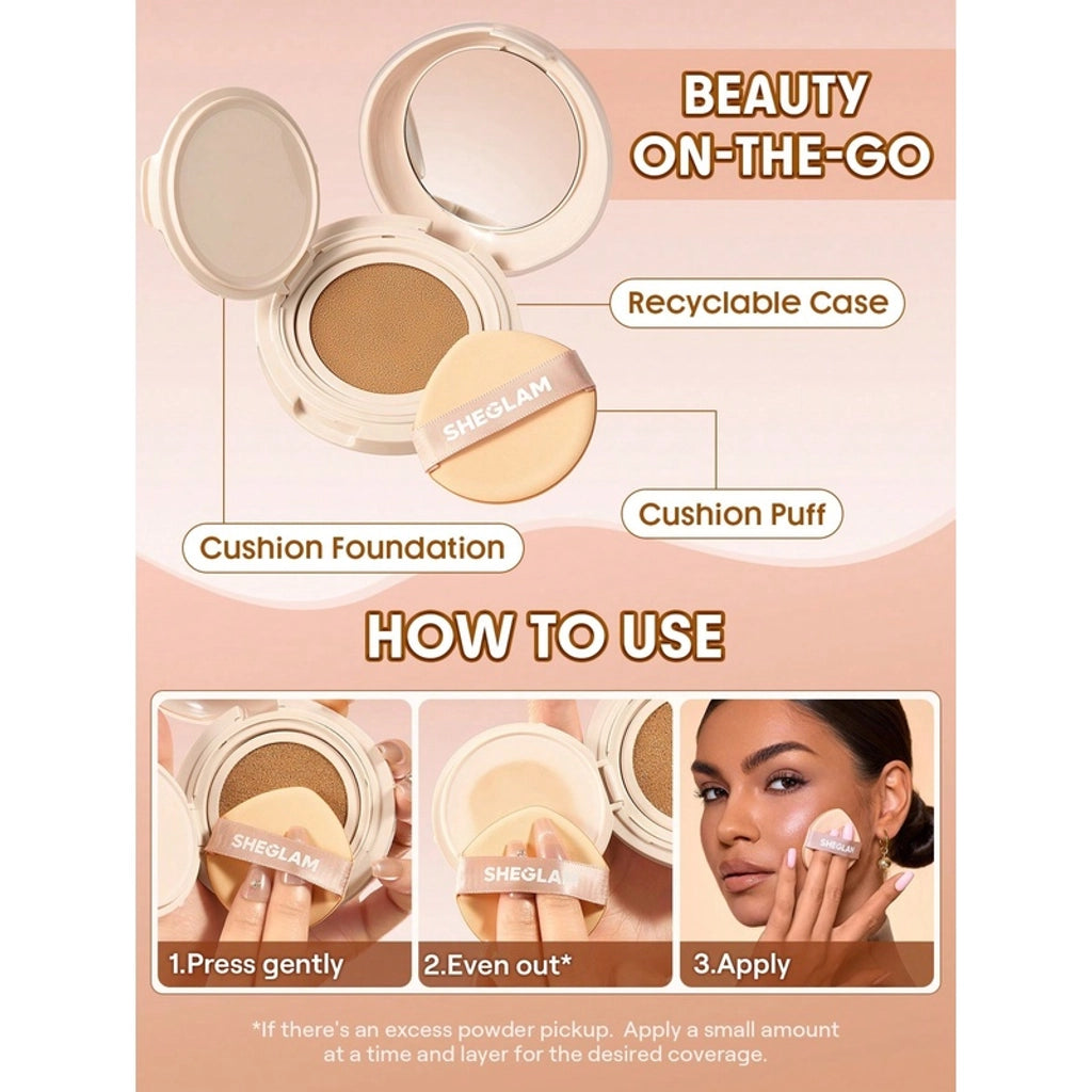 Sheglam Lock &amp; Go Cushion Foundation Sand