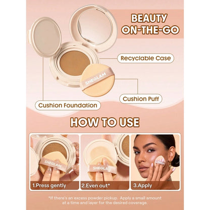 Sheglam Lock &amp; Go Cushion Foundation Sand