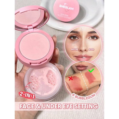 Sheglam Insta Ready Powder Duo Powder 01 Bubblegum