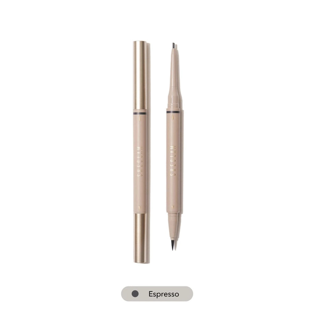 Sheglam On Demand 2 In 1 Brow Eyebrow Pencil 06 Auburn