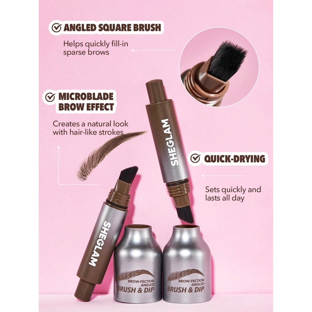 Sheglam Brow-Fection Brush Dip Eyebrow Mascara 08 Chocolate