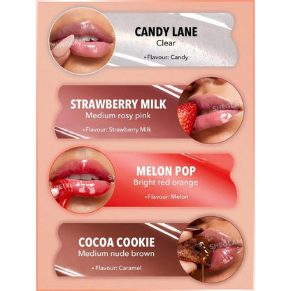 Sheglam Crystal Glaze Lip Lip Gloss 514 Cocoa Cookie