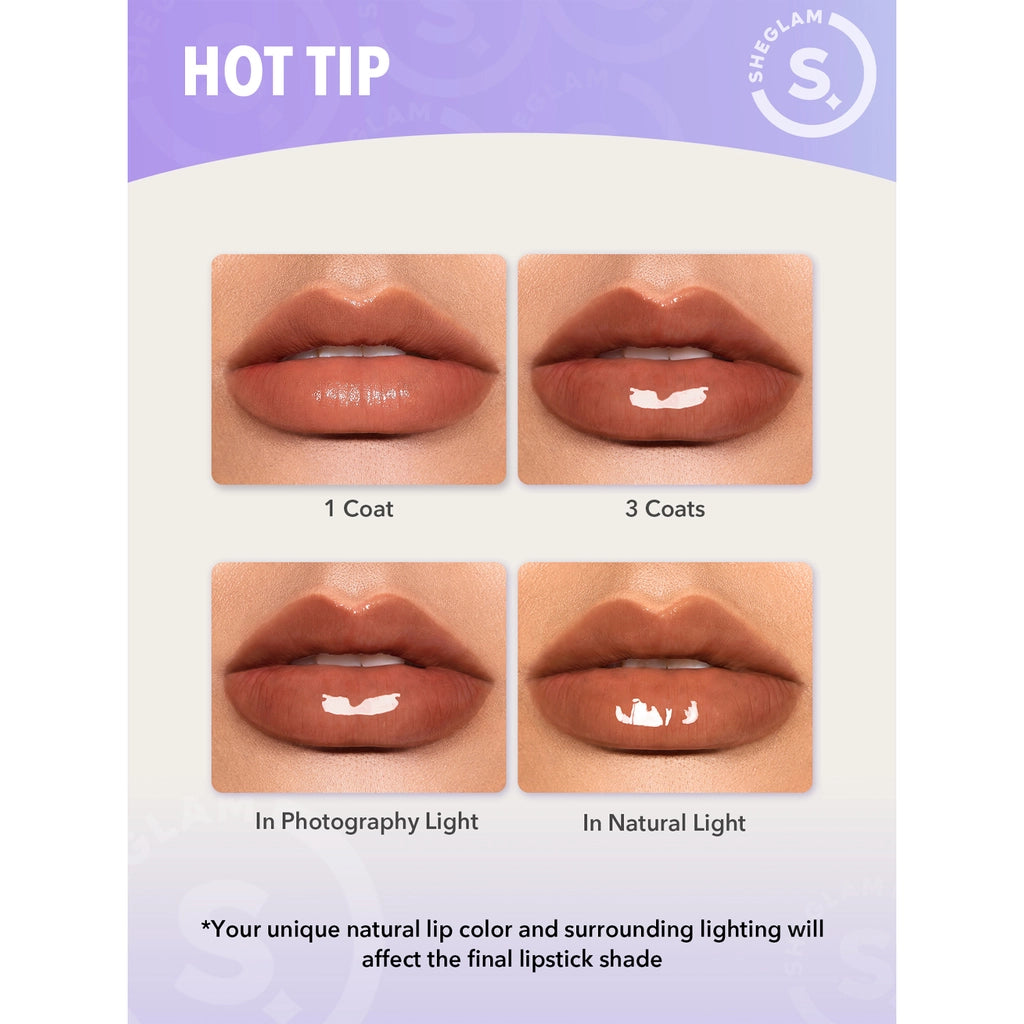 Sheglam Pout Perfect Shimmer Liquid Lipstick 114 Pink Flamingo