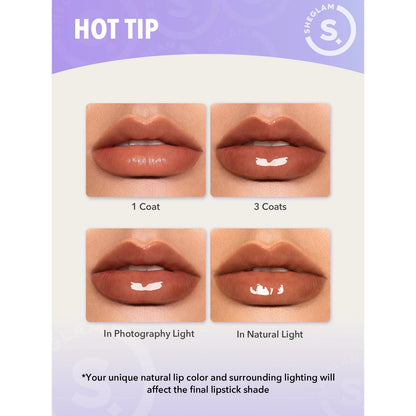 Sheglam Pout Perfect Shimmer Liquid Lipstick 114 Pink Flamingo