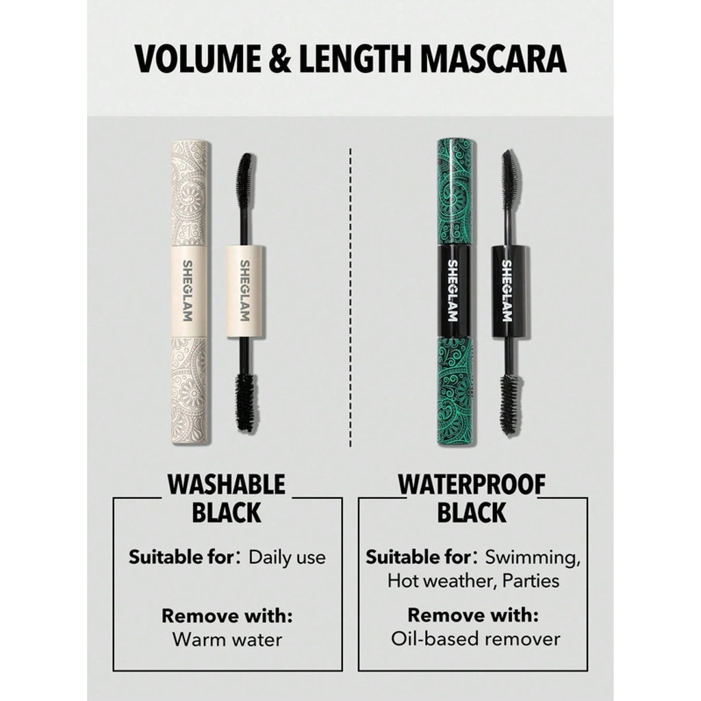Sheglam All-In-One Volume &amp; Length Mascara Washable Black