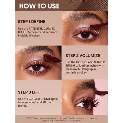 Sheglam All-In-One Volume &amp; Length Mascara Waterproof Macchiato