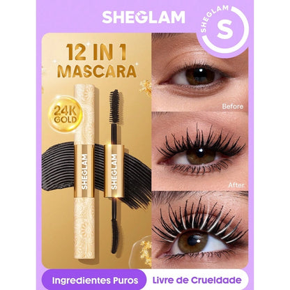 Sheglam All-In-One 24K Multi Effect Mascara Waterproof Black