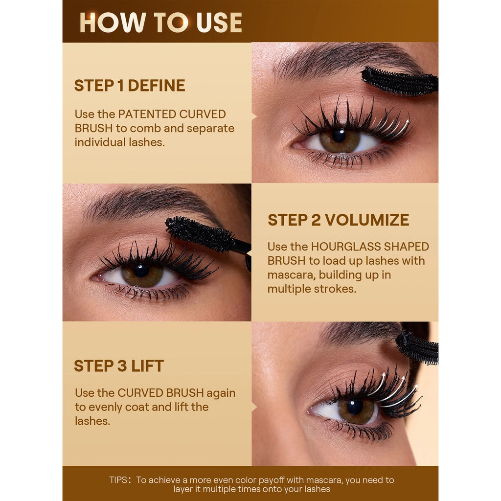 Sheglam All-In-One 24K Multi Effect Mascara Waterproof Black