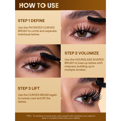 Sheglam All-In-One 24K Multi Effect Mascara Waterproof Black