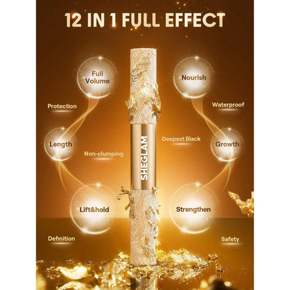 Sheglam All-In-One 24K Multi Effect Mascara Waterproof Black