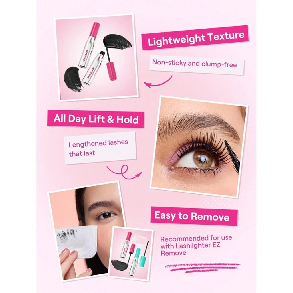 Sheglam Lashlighter Up &amp; Out Mascara Black