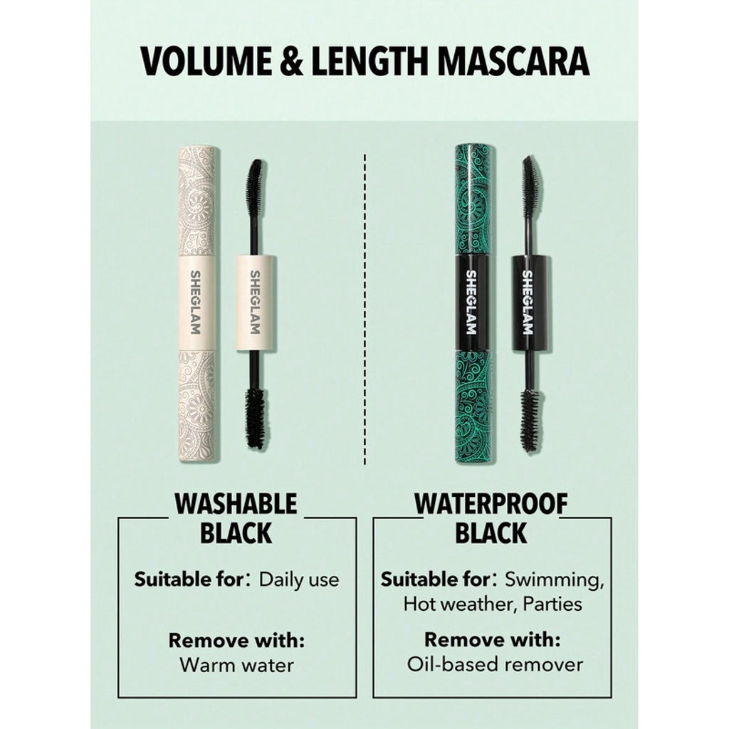 Sheglam All-In-One Volume &amp; Length Mascara Waterproof Black