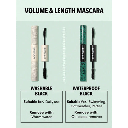 Sheglam All-In-One Volume &amp; Length Mascara Waterproof Black