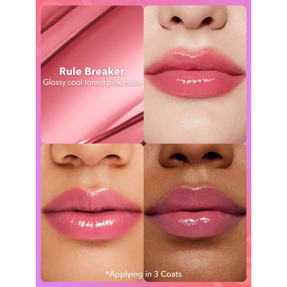 Sheglam Mirror Kiss Shine Lipstick 100 Rule Breaker