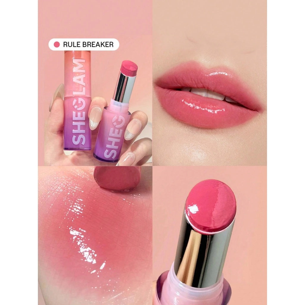 Sheglam Mirror Kiss Shine Lipstick 100 Rule Breaker