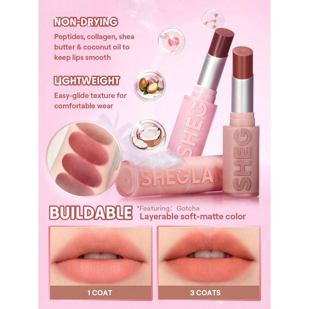 Sheglam Lip Veil Cushion Lipstick 111 High Key