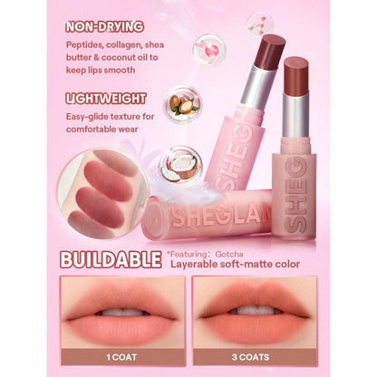 Sheglam Lip Veil Cushion Lipstick 111 High Key