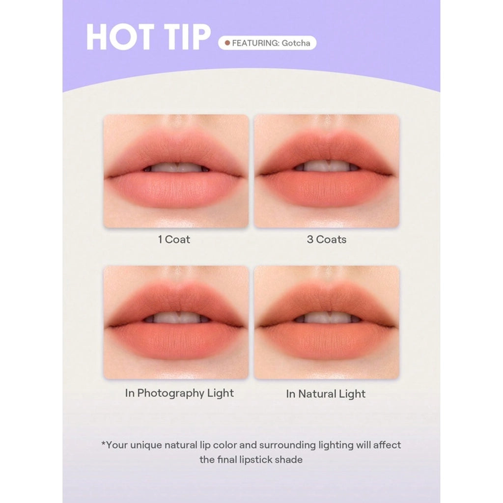 Sheglam Lip Veil Cushion Lipstick 111 High Key