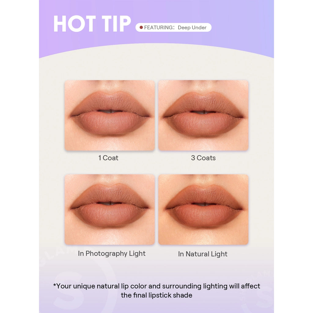 Sheglam Starlight Velvet Lipstick 407 Flame