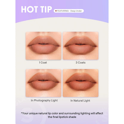 Sheglam Starlight Velvet Lipstick 407 Flame
