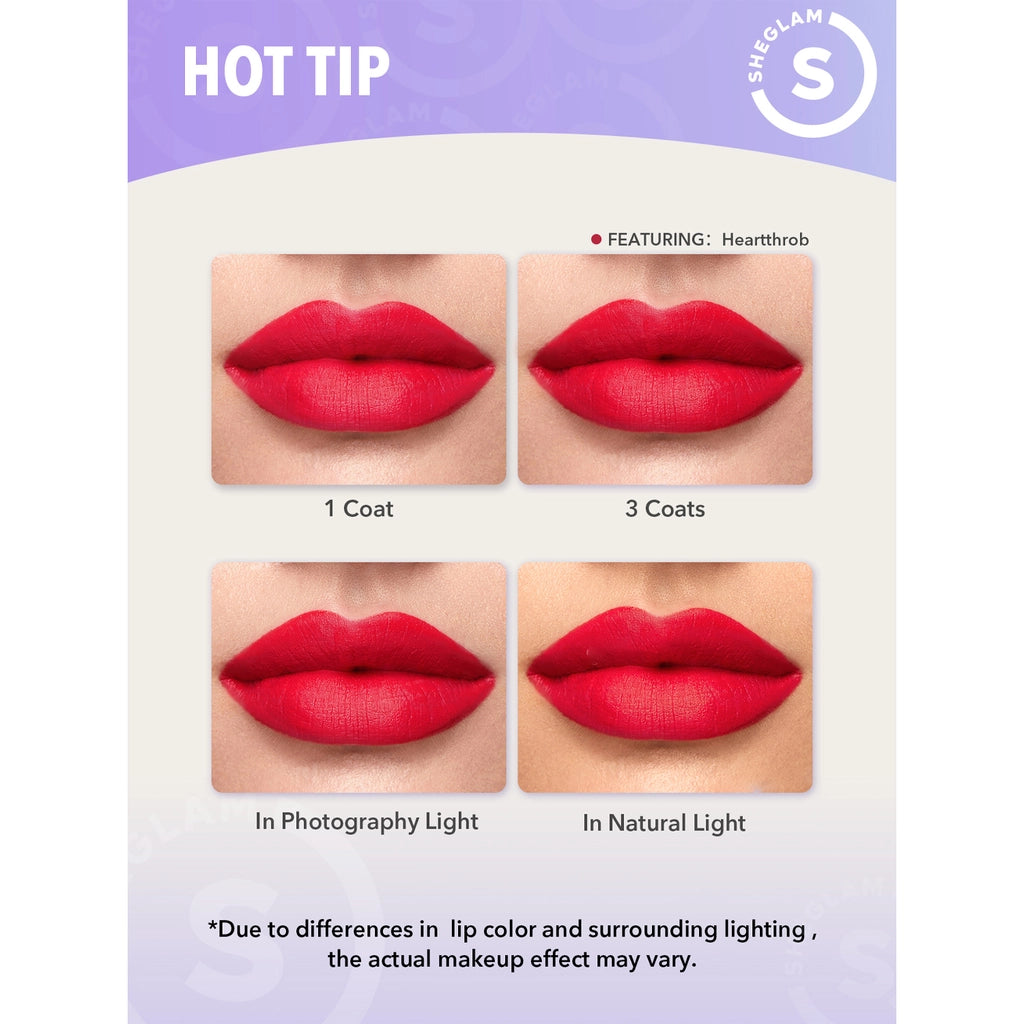 Sheglam Matte Allure Liquid Liquid Lipstick 018 Bougie