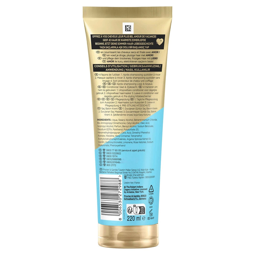 Pantene Amor Soft and Smooth 3 Minute Miracle Hair Care Cream 220 ml
