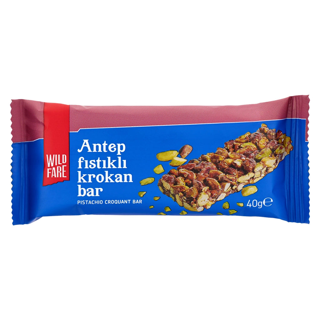 Wildfare Pistachio Croquant Bar 40 gr