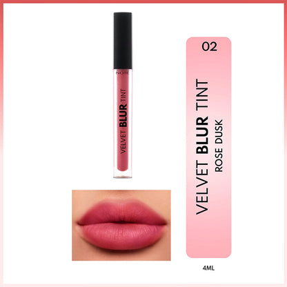 Note Velvet Blur Tint Velvet Finish Moisturizing Matte Lipstick 01 Velvet Nude