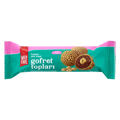Wildfare Crispy Coated Wafer Balls Filled with Whole Hazelnuts and Cocoa Cream 30 gr