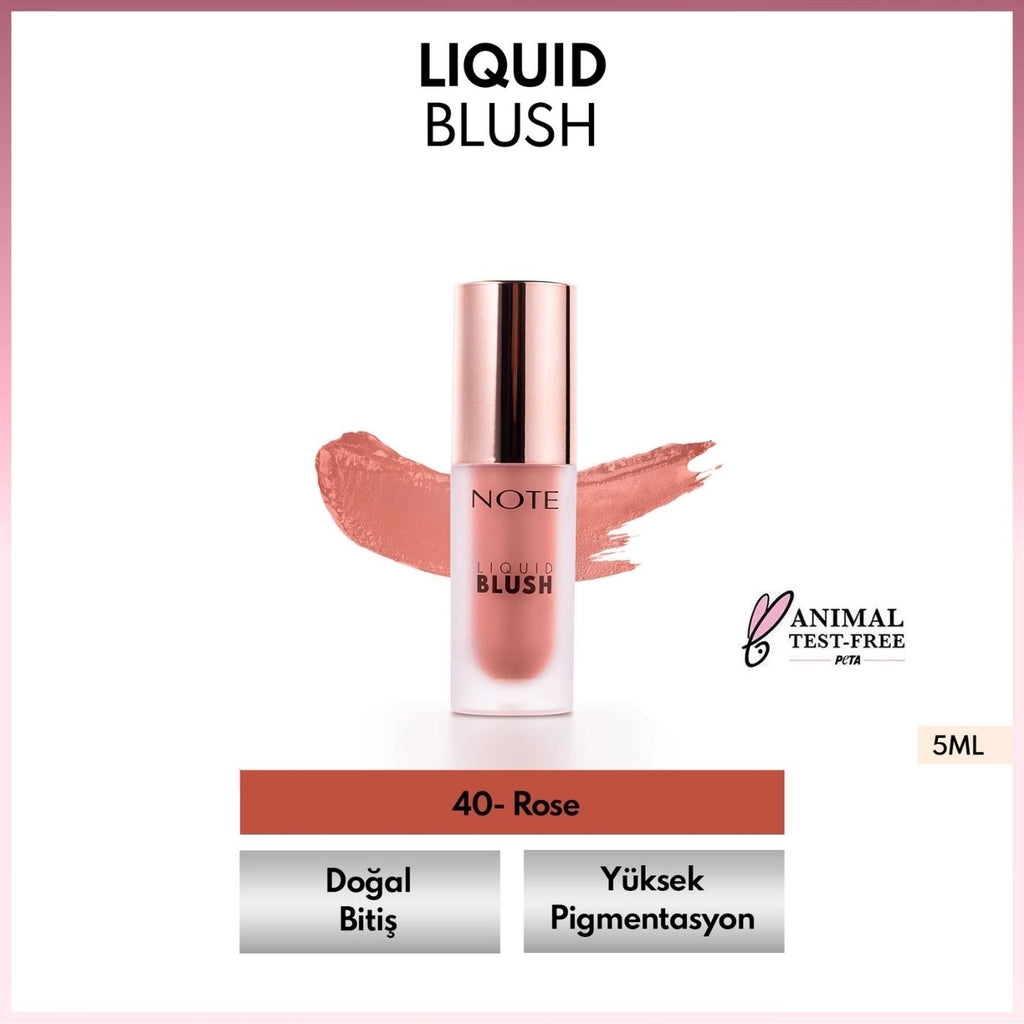 Note Liquid Blush Moisturizing Effect Liquid Blush 20 Coral