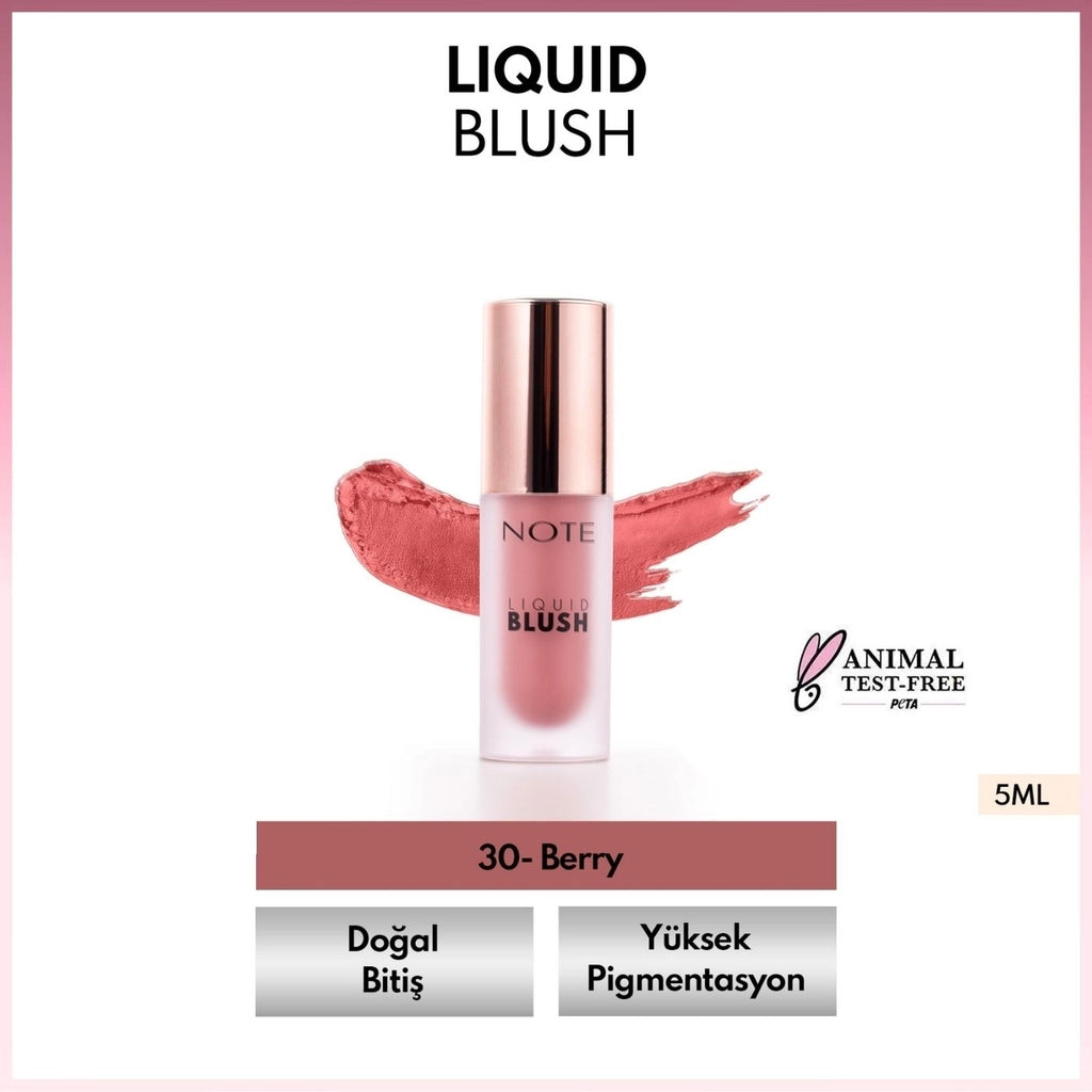 Note Liquid Blush Moisturizing Effect Liquid Blush 20 Coral