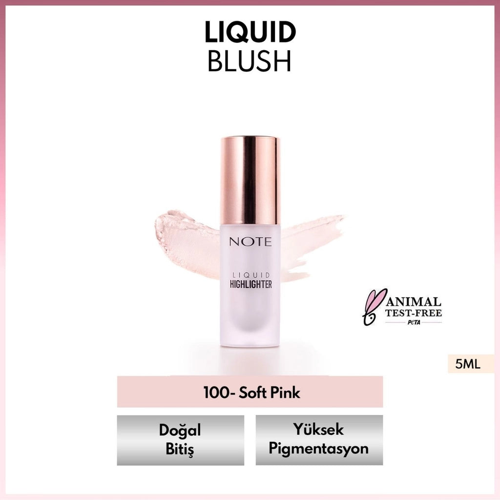 Note Liquid Highlighter Liquid Highlighter with Moisturizing Effect 110 True Gold