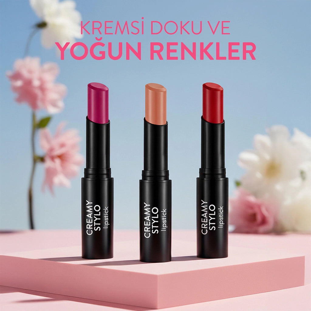 Flormar Creamy Stylo Moisturizing Effect Lipstick 013 Fall Rose