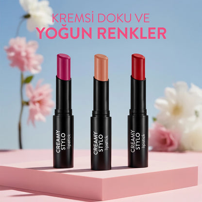 Flormar Creamy Stylo Moisturizing Effect Lipstick 013 Fall Rose