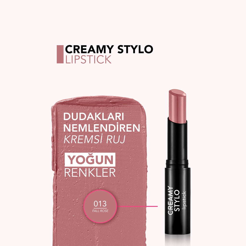 Flormar Creamy Stylo Moisturizing Effect Lipstick 013 Fall Rose