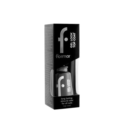 Flormar Gel Look Shiny Gel Look Nail Polish Protective Nail Polish 000 Transparent